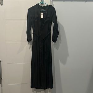 Banana Republic long Black Dress Size 0 Petite